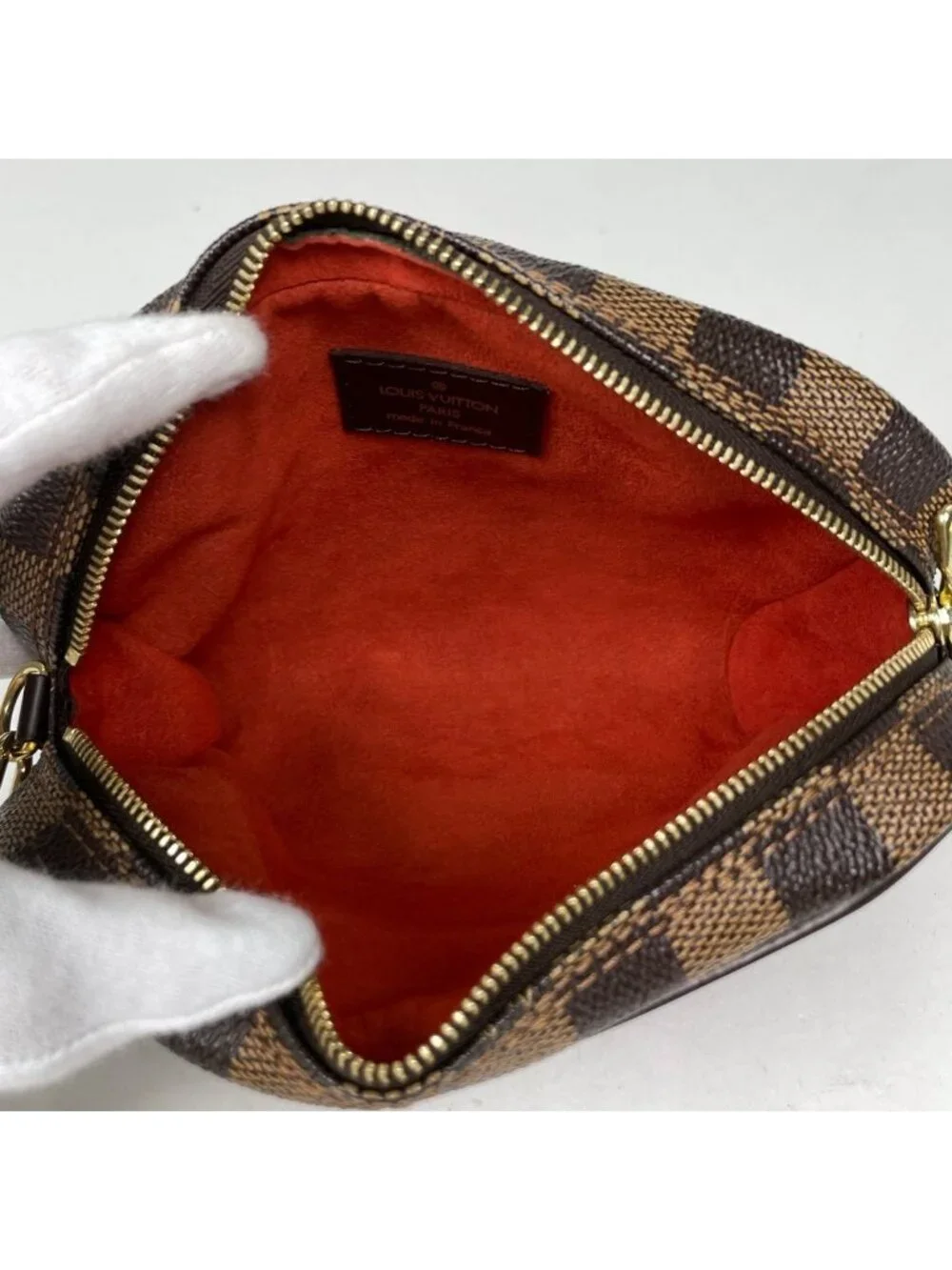 Louis Vuitton Pochette Ipanema Shoulder Bag Damier Brown